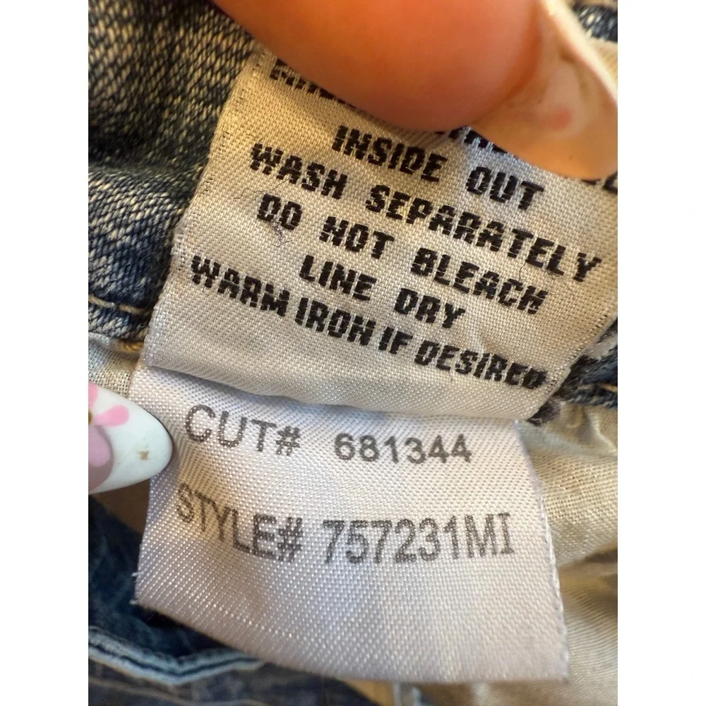 Mossimo Women Medium Wash Straight Leg Stretch Denim Jeans Size 5 757231MI